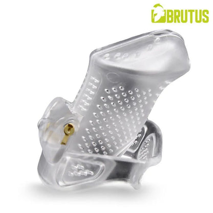 Brutus Airmesh Chastity Cage Clear-140173