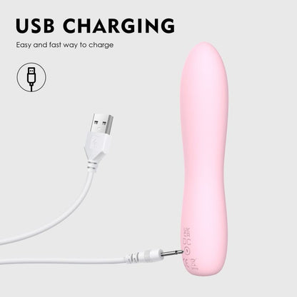 Bella Silicone 140mm Bullet Massager Pink-SXE-0713