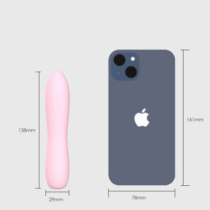 Bella Silicone 140mm Bullet Massager Pink-SXE-0713