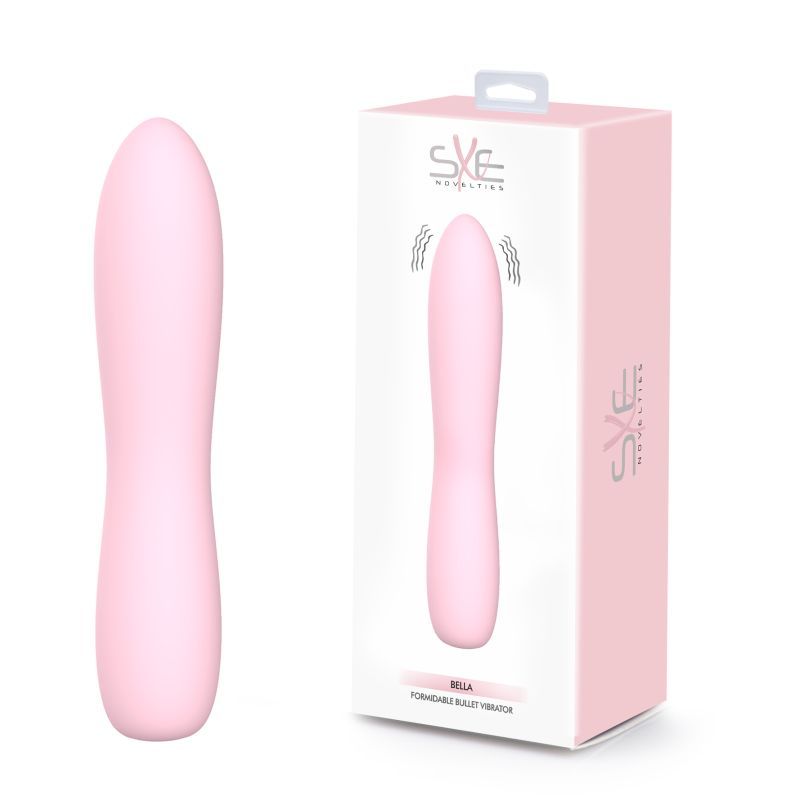 Bella Silicone 140mm Bullet Massager Pink-SXE-0713