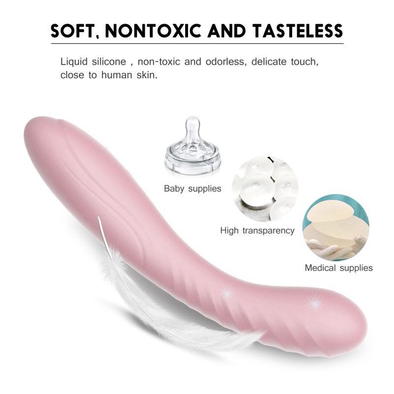 Maya Curve Silicon Vibrator Pink-SXE-0524