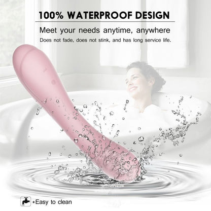 Maya Curve Silicon Vibrator Pink-SXE-0524