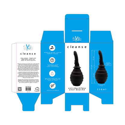 Silicone Ribbed Anti-Backflow Douche 310ml-SXE-MT13