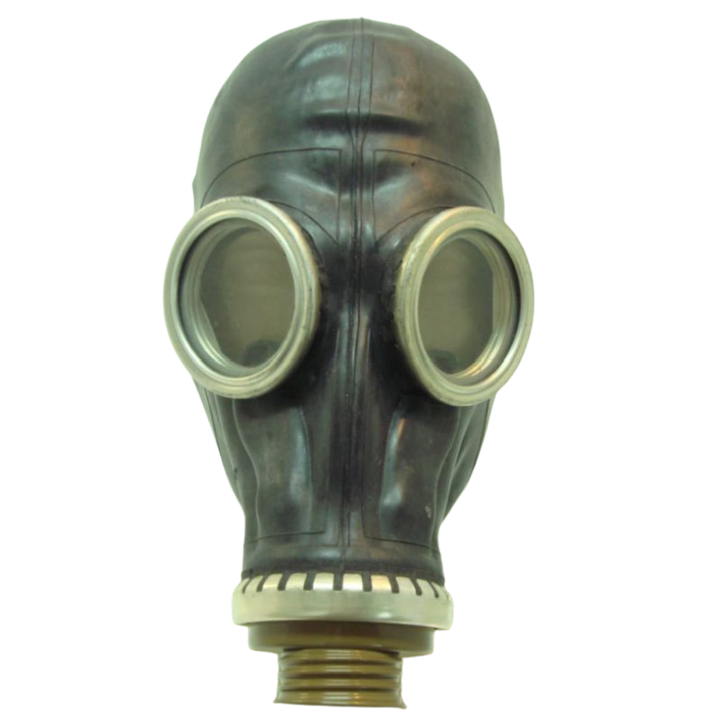 Classic GP5 NATO Vintage Rubber Gas Mask-GP5MASK-BLK-M