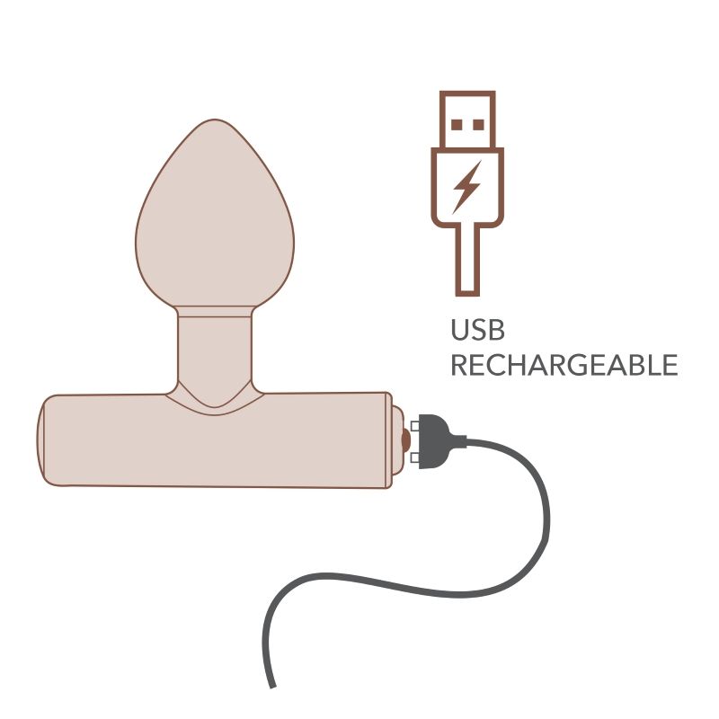 Nova Astryx Butt Plug Vibrator Black-16ASTRYXBK