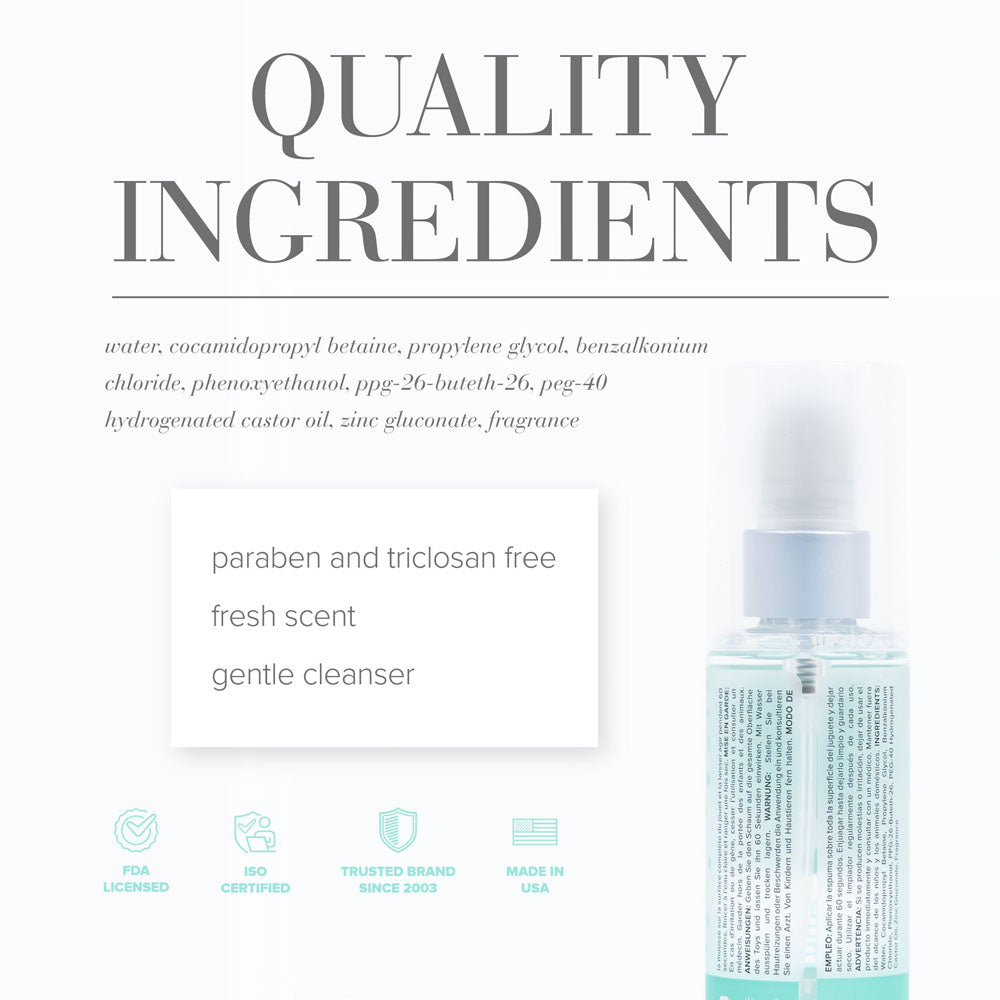 JO Misting Toy Cleaner - 120 mL - Misting Toy Cleaner - 120 ml Spray Bottle-40011