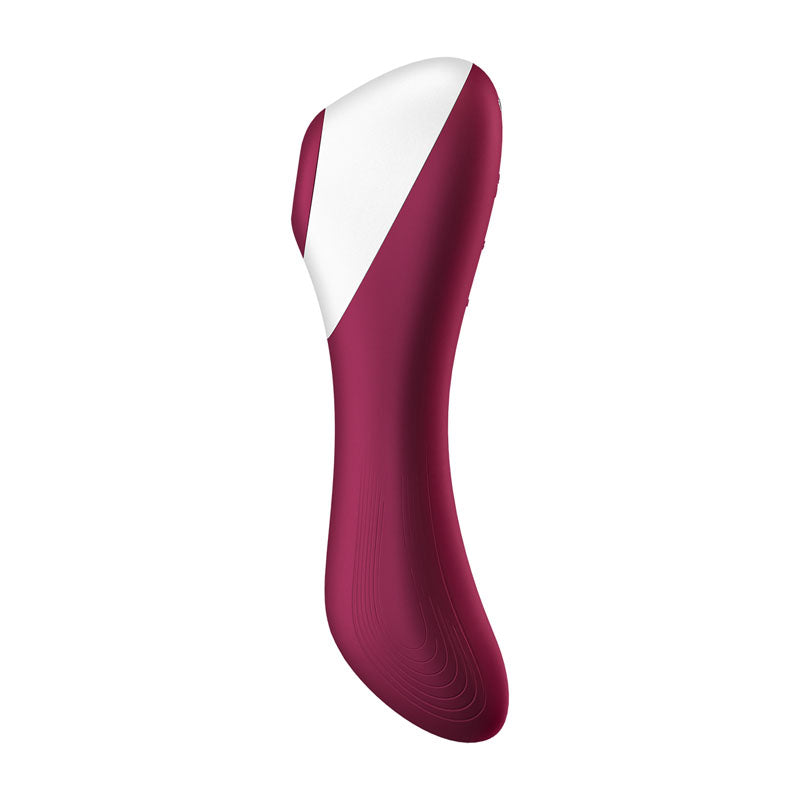 Satisfyer Dual Crush - Red Air Pulse Stimulator with Vibration-4003061