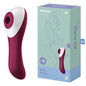Satisfyer Dual Crush - Red Air Pulse Stimulator with Vibration-4003061