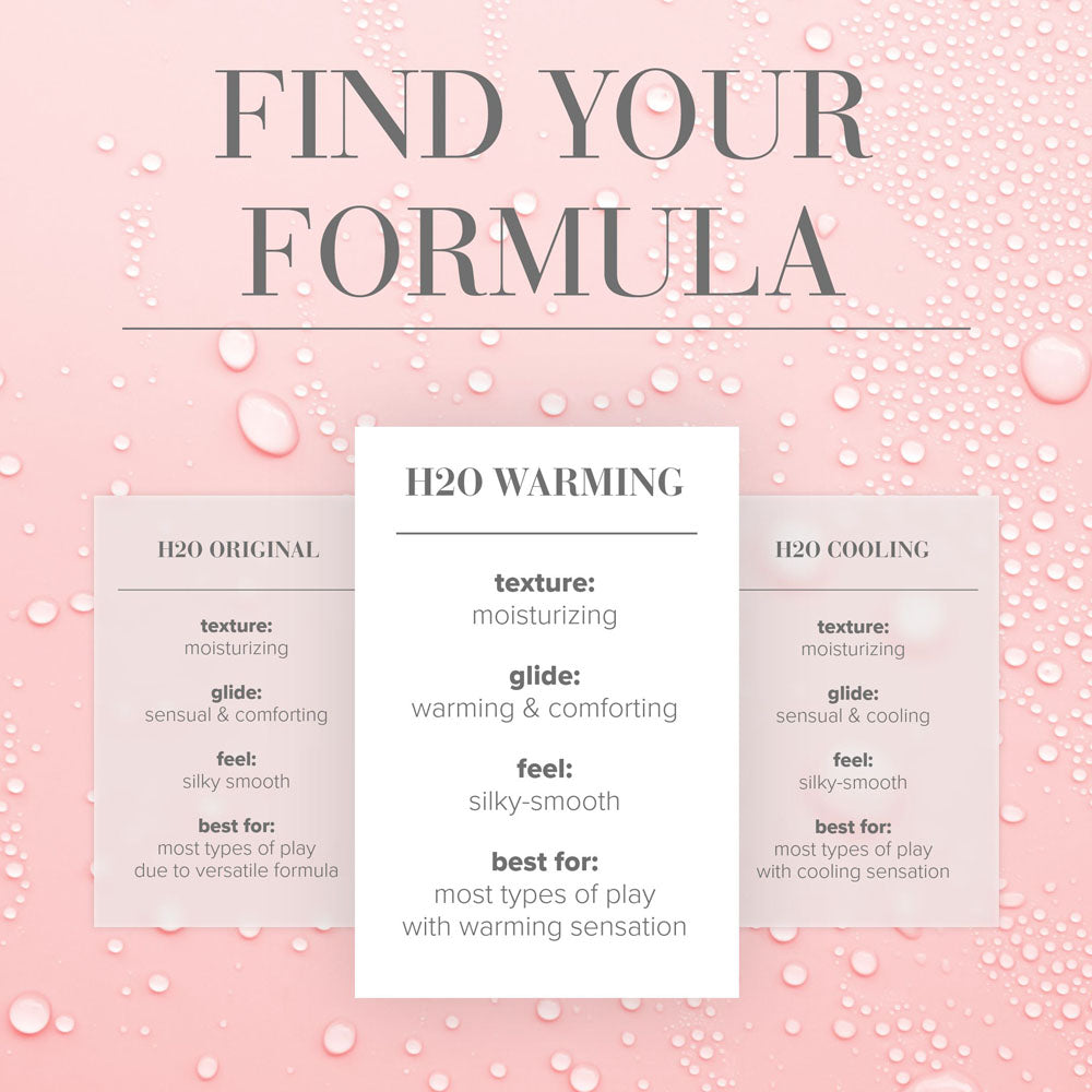 JO H2O Warming Lube - 120 mL - Water Based Warming Lubricant - 120 ml Bottle-40079