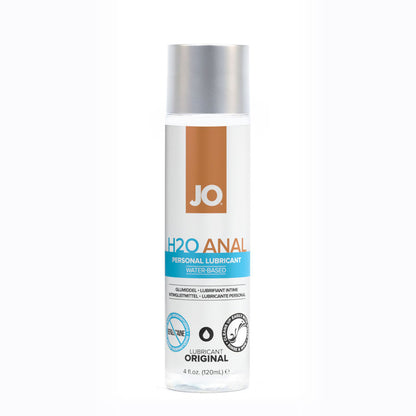 JO H2O Anal Lube - 120 mL - Water Based Anal Lubricant - 120 ml Bottle-40107