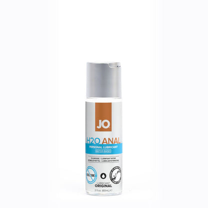 JO H2O Anal Lube - 60 mL - Water Based Anal Lubricant - 60 ml Bottle-40111