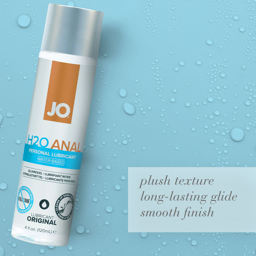 JO H2O Anal Lube - 60 mL - Water Based Anal Lubricant - 60 ml Bottle-40111
