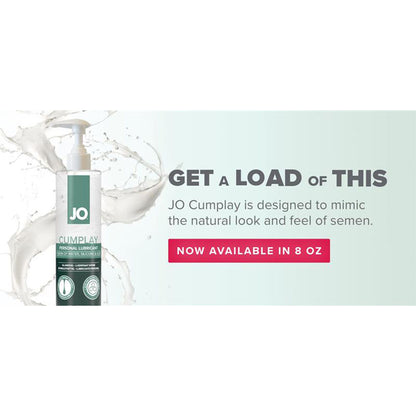 JO Cumplay Lube - 240 mL - Cum Style Lubricant - 240 ml Pump Bottle-40115