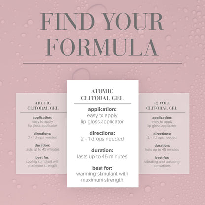 JO Atomic Clitoral Gel - Stimulating Gel for Women - 10 ml Tube-40179