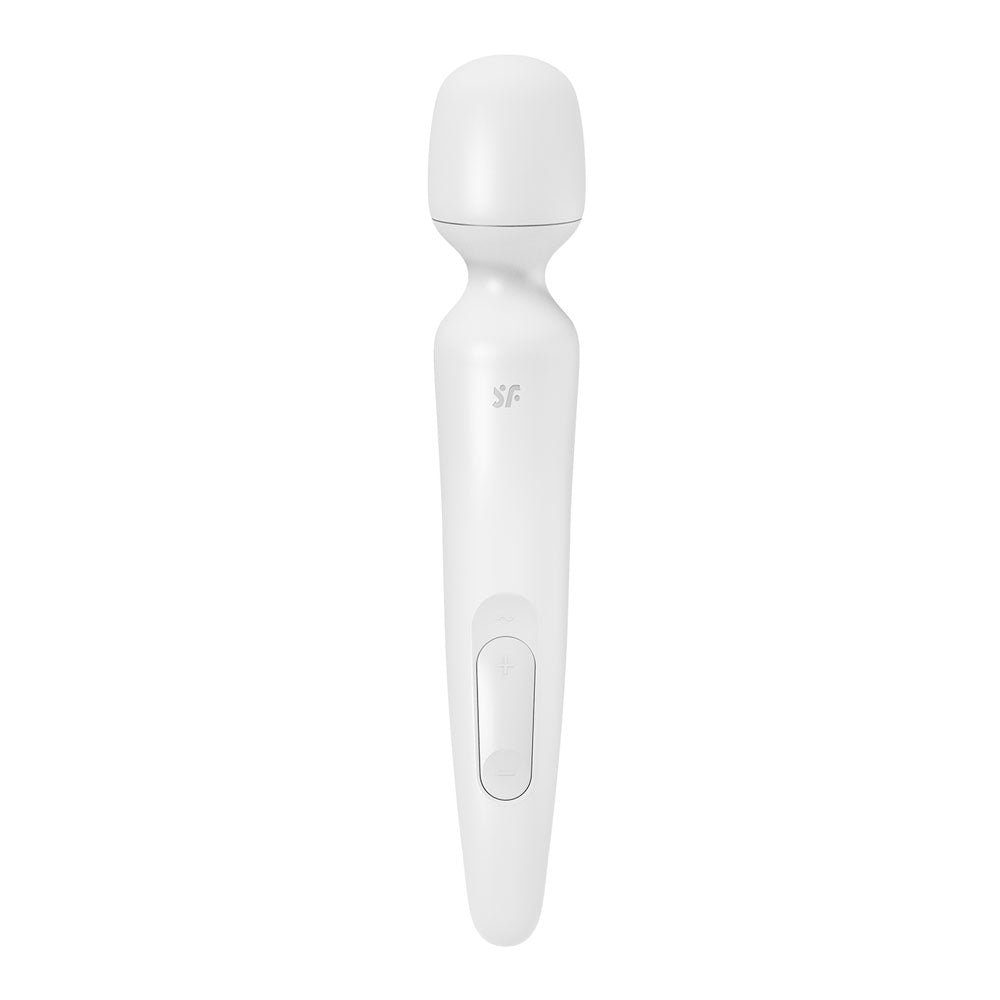Satisfyer Wand-erland - White - White/Rose Gold USB Rechargeable Massage Wand-4018577