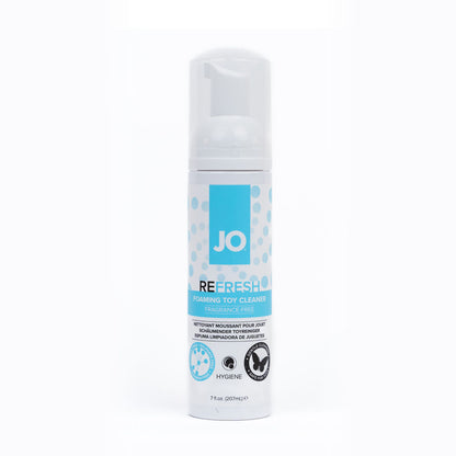 JO Refresh Foaming Toy Cleaner - 207 mL - Foaming Toy Cleaner - 207 ml Bottle-40200