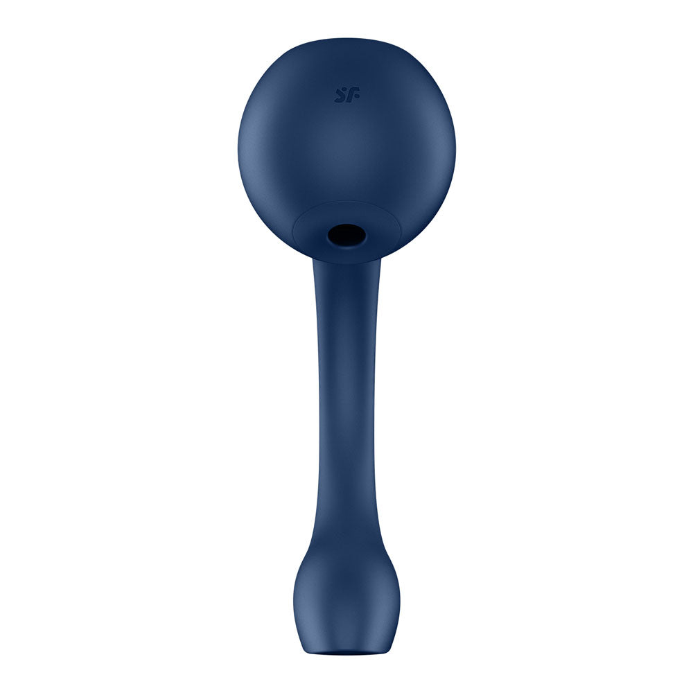 Satisfyer Pro+ Wave 4 - Blue USB Rechargeable Vibrator with Air Pulse Stimulation and App Control-4044163
