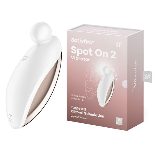 Satisfyer Spot On 2 - White USB Rechargeable Stimulator-4044316