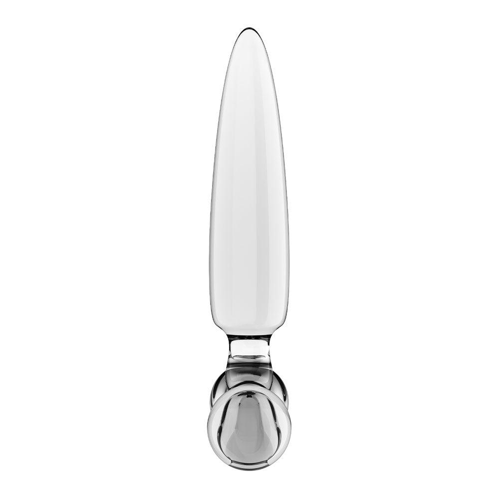 Satisfyer Triple Crystal 1 - Clear - Clear Glass 3-in-1 Butt Plug-4045689