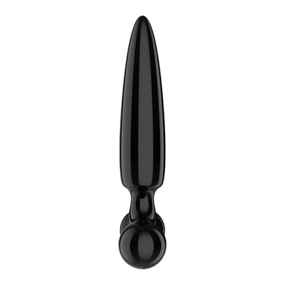 Satisfyer Triple Crystal 1 - Black - Black Glass 3-in-1 Butt Plug-4045948