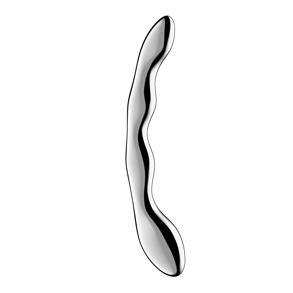 Satisfyer Cosmic Crest 2 - Chrome Steel 20.5 cm Dildo-4066974