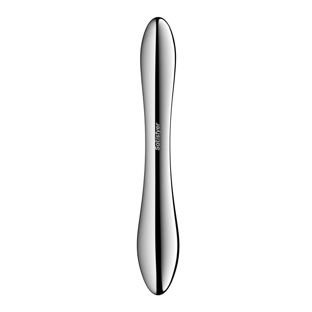 Satisfyer Pure Gravity 1 - Chrome Steel 22 cm Dildo-4066981