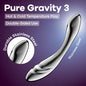 Satisfyer Pure Gravity 3 - Chrome Steel 21 cm Dildo-4067018