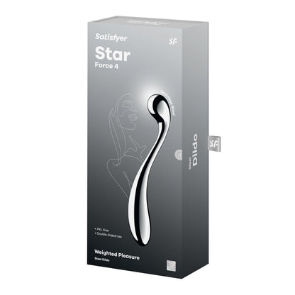 Satisfyer Star Force 4 - Chrome Steel 26 cm Dildo-4067025
