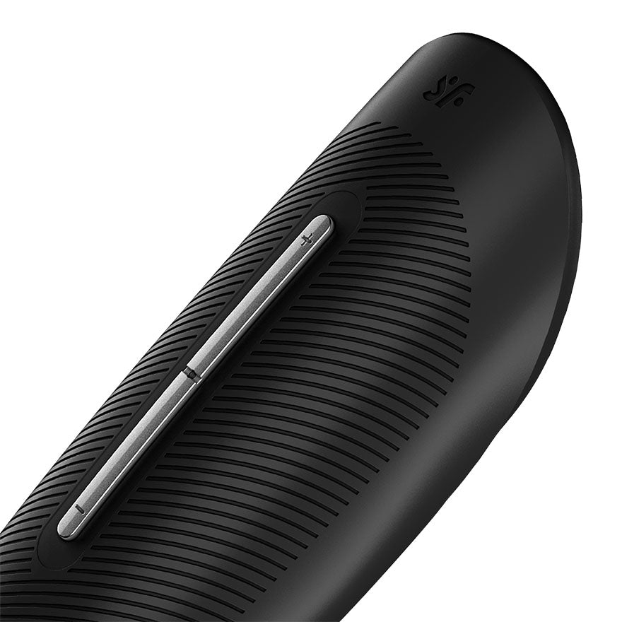 Satisfyer Perfect Grip - Black USB-C Rechargeable Vibrating Masturbator Sleeve - 4068640