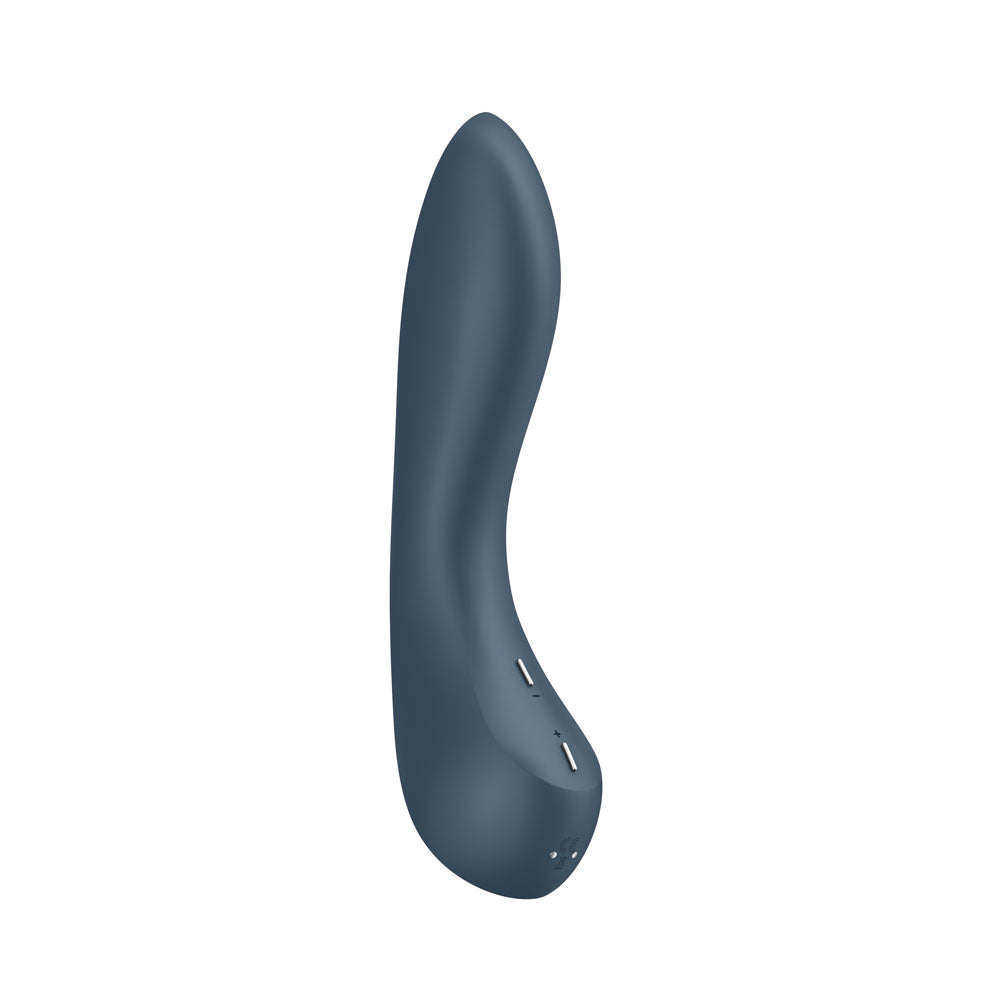 Satisfyer G-Spot Wave 4 - Dark Blue 21 cm USB Rechargeable Vibrator with Robotic G-Spot Stimulation-4078229