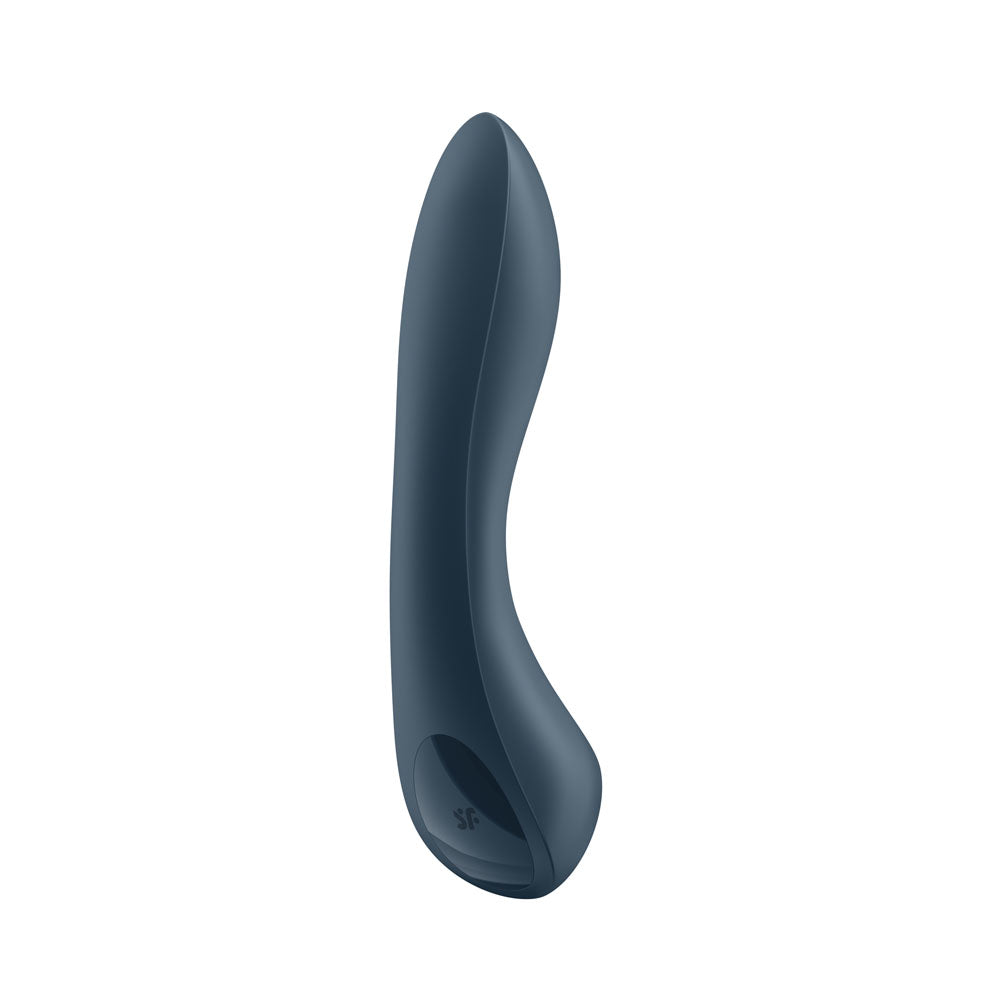 Satisfyer G-Spot Wave 4 - Dark Blue 21 cm USB Rechargeable Vibrator with Robotic G-Spot Stimulation-4078229