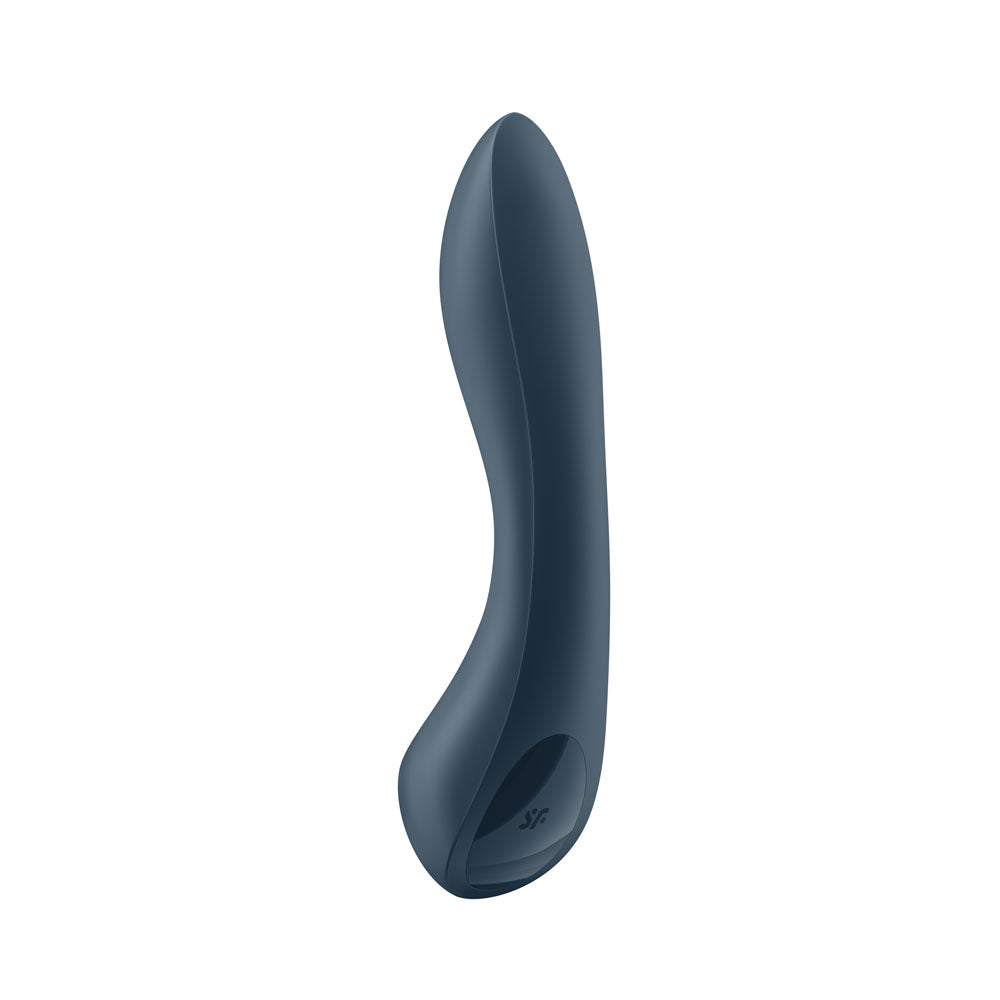 Satisfyer G-Spot Wave 4 - Dark Blue 21 cm USB Rechargeable Vibrator with Robotic G-Spot Stimulation-4078229