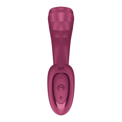 Satisfyer G For Goddess 3 - Wine Red - Wine Red 16 cm USB-C Rechargeable Vibrator with Clit Stim - 4082332
