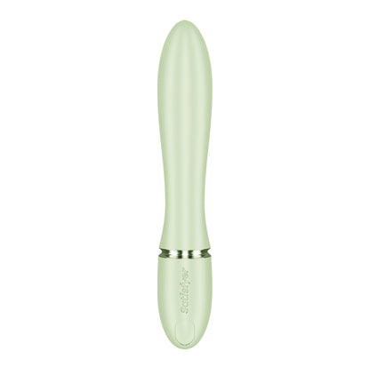 Satisfyer Pearl Bunny 2 - Light Green - Light Green 21.5 cm USB-C Rechargeable Rabbit Vibrator - 4082820