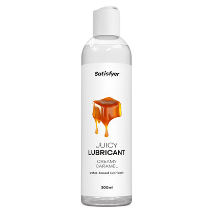Satisfyer Juicy Lubricant 300 ml Creamy Caramel - Caramel Scented Water Based Lubricant - 300 ml Bottle-4082882