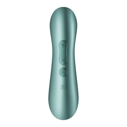 Satisfyer Pro 2+ Battery Series - Mint Green Air Pulse Clitoral Stimulator with Vibration - 4083582