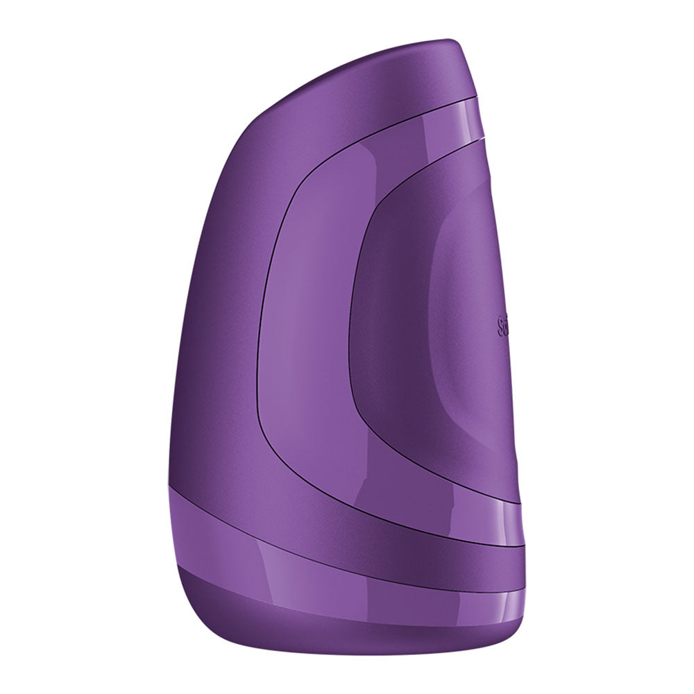 Satisfyer Men Heat Vibration - Battery Series - Purple Heating and Vibrating Masturbator - 4083803