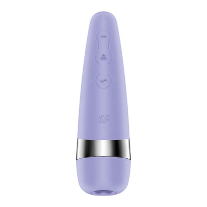 Satisfyer Pro 3+ Purple - Purple USB-Rechargeable Air Pulse Clitoral Stimulator with Vibration - 4083810