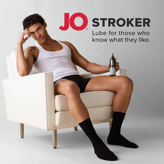 JO Stroker Lube - 240ml - Water Based Stroker Lubricant - 240 ml Bottle - 40844