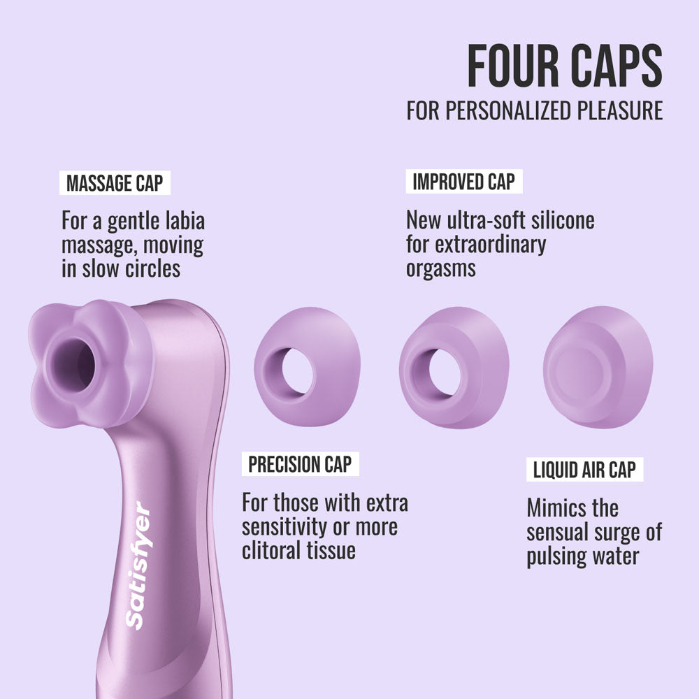 Satisfyer Pro 2 Generation 4 - Amethyst - Amethyst Touch-Free USB-C Rechargeable Clitoral Stimulator with App Control - 4095417
