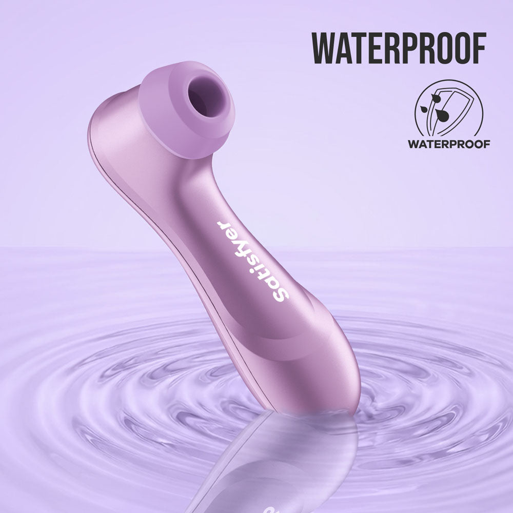 Satisfyer Pro 2 Generation 4 - Amethyst - Amethyst Touch-Free USB-C Rechargeable Clitoral Stimulator with App Control - 4095417