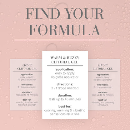 JO Warm & Buzzy Clitoral Stimulant - 10 mL - Warming Clitoral Stimulation Gel - 10 ml Tube-41216