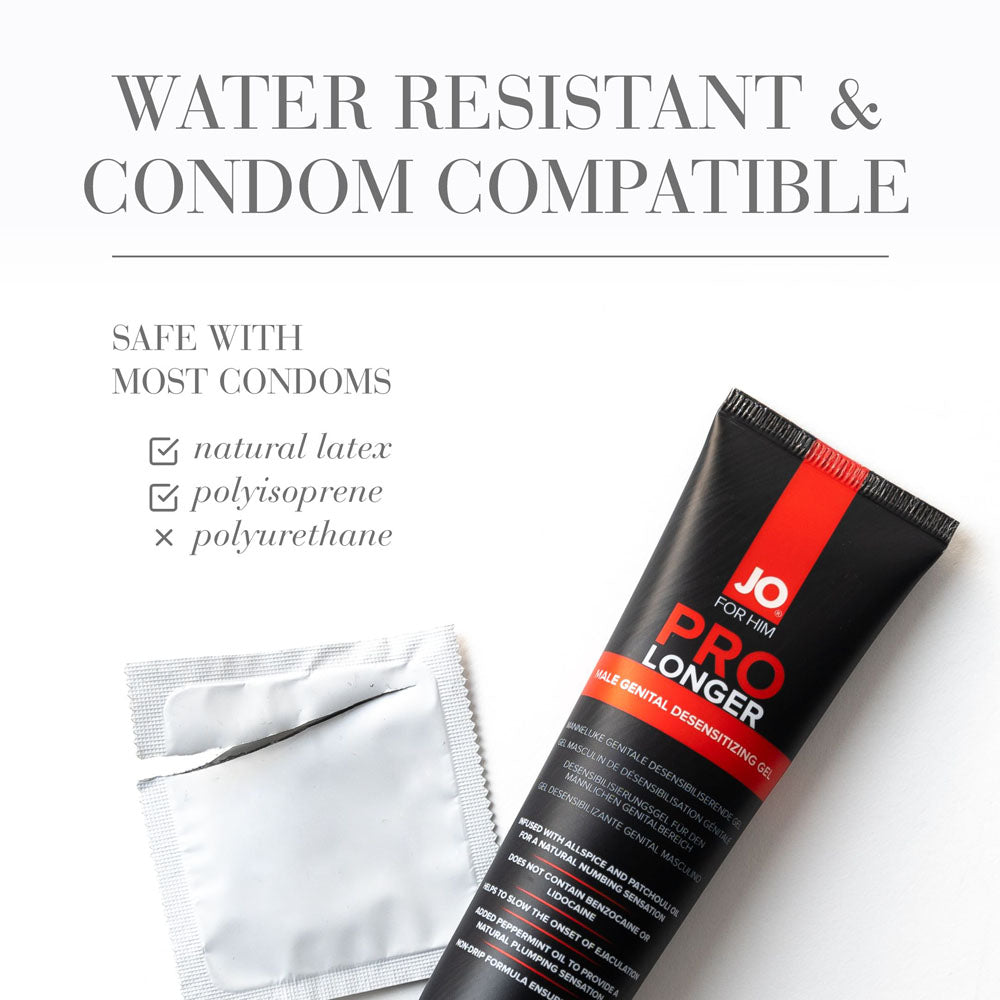 JO Prolonger Gel - 60 mL - Penis Desensitising Gel - 60 ml Tube-42031