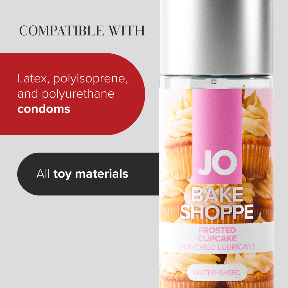 JO Bake Shoppe - Frosted Cupcake - Frosted Cupcake Flavoured Water Based Lubricant - 60 ml Bottle - 42052