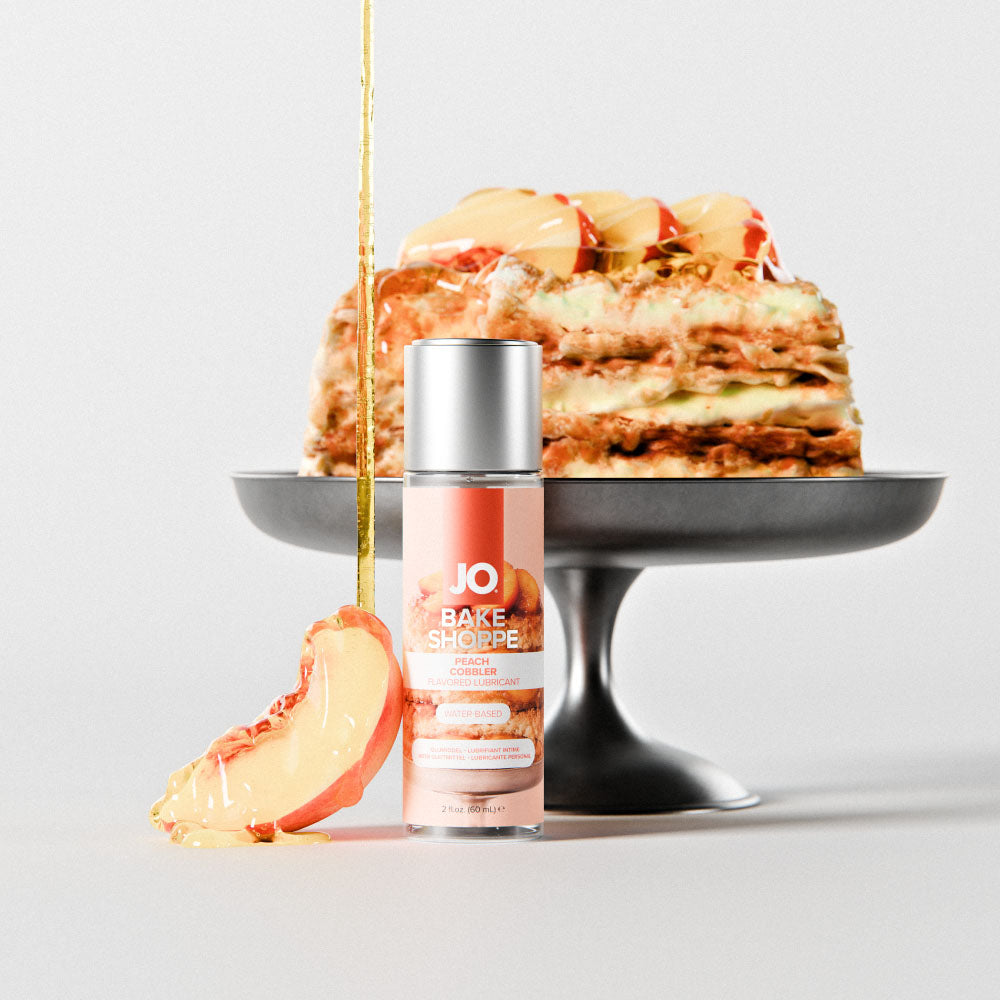 JO Bake Shoppe - Peach Cobbler - Peach Cobbler Flavoured Water Based Lubricant - 60 ml Bottle - 42053