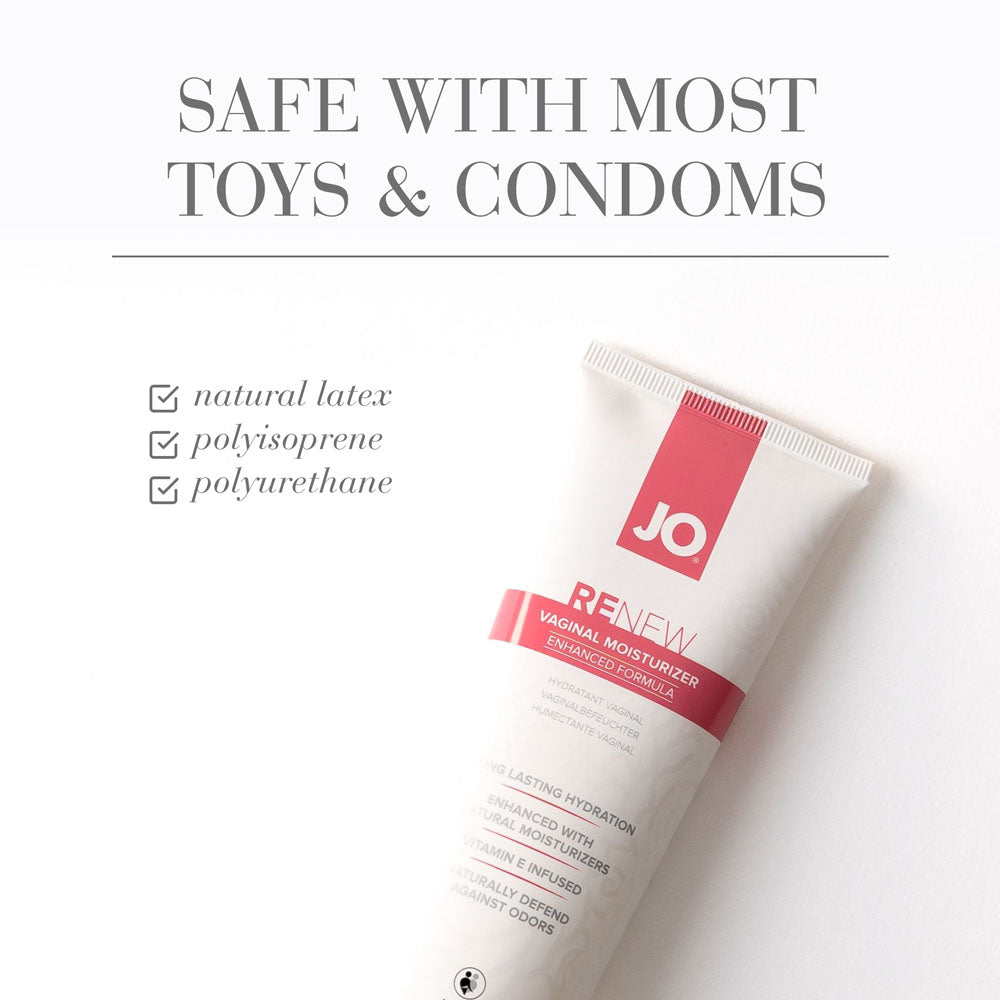 JO Vaginal Moisturiser - 120ml - Vaginal Dryness Moisturiser - 120 ml Tube - 44073
