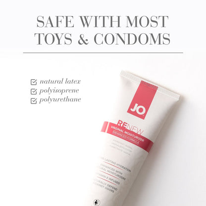 JO Vaginal Moisturiser - 120ml - Vaginal Dryness Moisturiser - 120 ml Tube - 44073