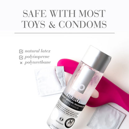 JO Nuru Massage Gel - 240ml - Nuru Massage Lubricant - 240 ml Bottle - 48005