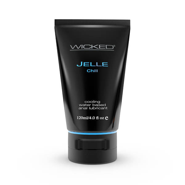 Wicked Jelle Chill - Cooling Water Based Anal Lubricant - 120 ml (4 oz) Bottle-90228