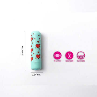 Maia JILLY - Teal - Teal USB Rechargeable Powerful Finger Stimulator - AF-MA24-16